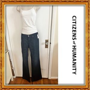 Citizens Of Humanity Dark Wash Flared Jeans